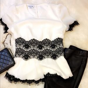 Bebe Lace Blouse